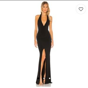Nookie x Revolve Illegal Halter Dress